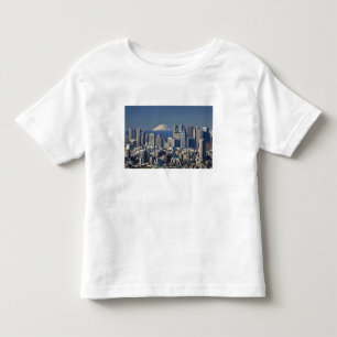 Tokyo, Shinjuku District Skyline, Mount Fuji, Toddler T-Shirt