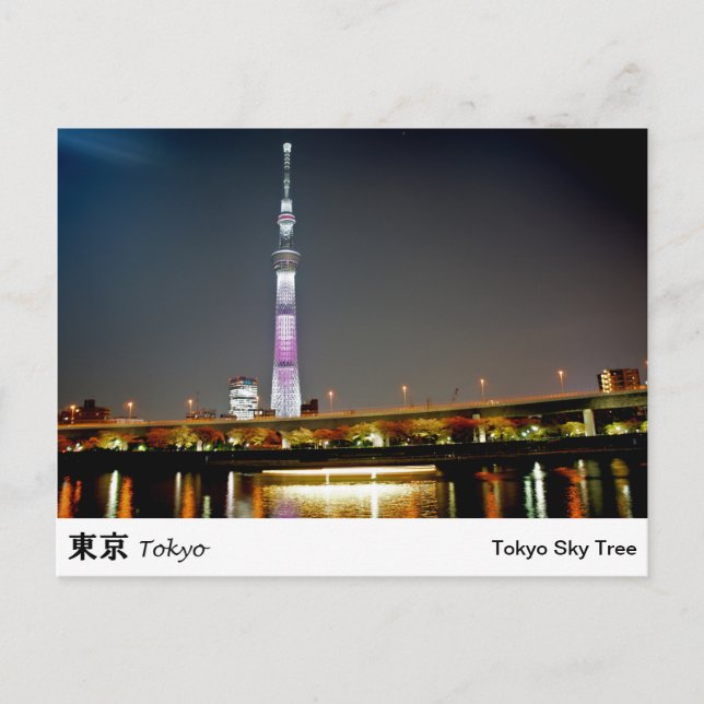 Tokyo Sky Tree Postcard (Front)