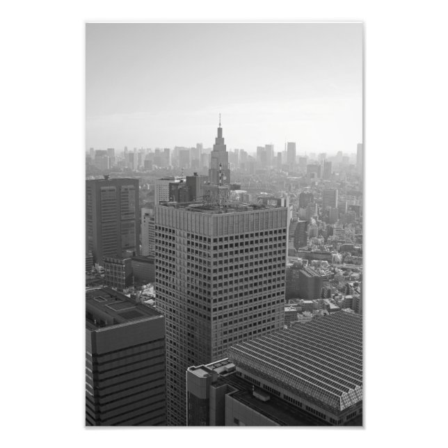 Tokyo skyline photo print (Front)
