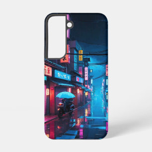 Tokyo Street At Night LoFi Art Samsung Galaxy Case
