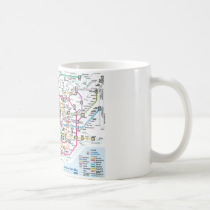 Tokyo Subway Map Mug