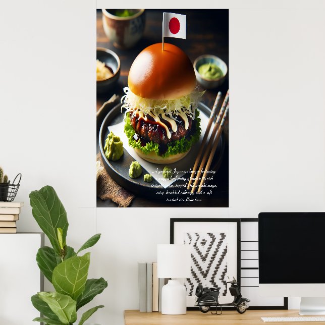 Tokyo Teriyaki Temptation 24x36 Poster (Home Office)