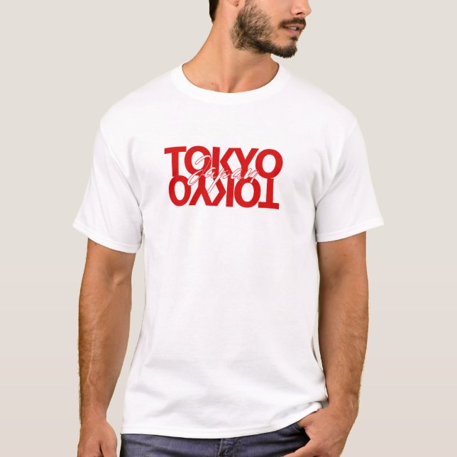 TOKYO. TEXT PRINTED T-SHIRT (Front)