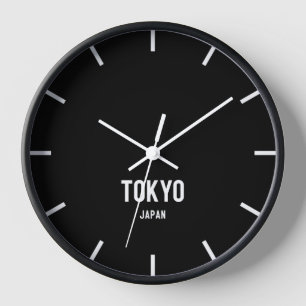 Tokyo Time Zone Newsroom Wall Clock