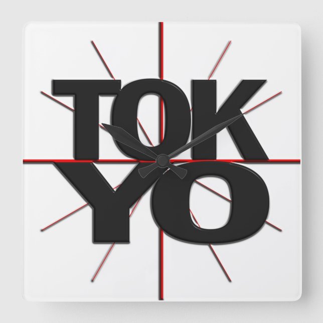 Tokyo Timezone Wall Clock (Front)
