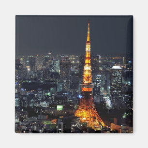 Tokyo Tower by Night Magnet
