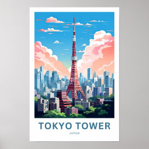 Tokyo Tower Japan Travel Print