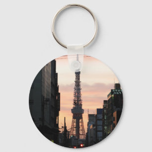 Tokyo Tower Sunrise 東京タワー日の出 Key Ring