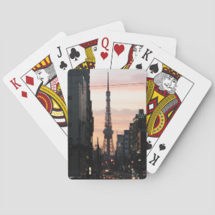 Tokyo Tower Sunrise 東京タワー日の出 Playing Cards