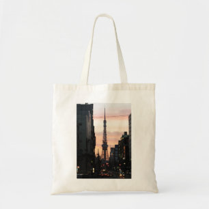 Tokyo Tower Sunrise 東京タワー日の出 Tote Bag