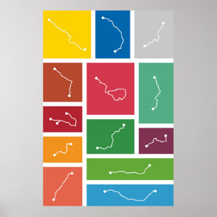 Tokyo - Transit Palettes Poster