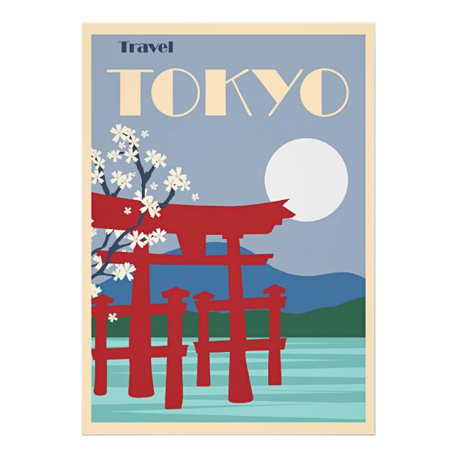 Tokyo Travel Poster (Front)