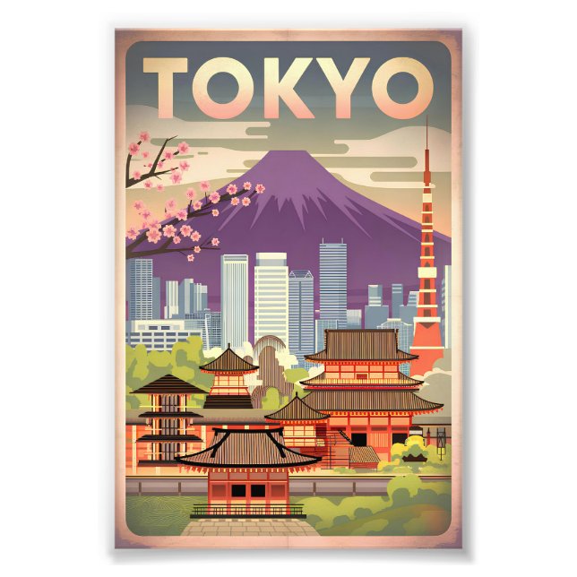 Tokyo vintage photo print (Front)