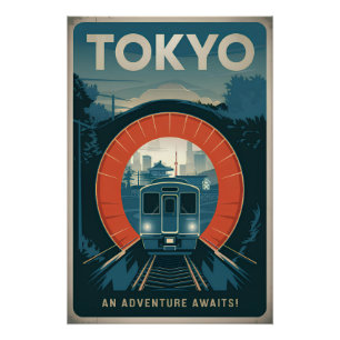 Tokyo vintage poster