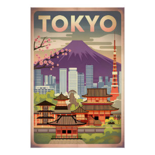 Tokyo vintage poster