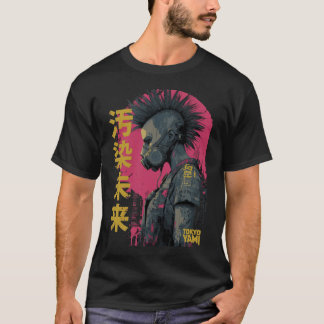 Tokyo Yami – Contaminated Future Punk Mask Design T-Shirt