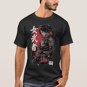 Tokyo Yami – Female Samurai Warrior with Japanese  T-Shirt