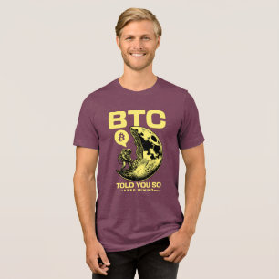 "Told You So" Bitcoin OG Ultimate HODLer Flex Tri-Blend Shirt