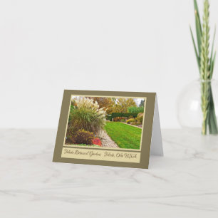 "TOLEDO BOTANICAL GARDEN AUTUMN SEASON" CARD