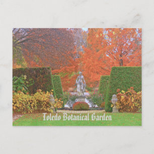 "TOLEDO BOTANICAL GARDEN IN AUTUMN" POSTCARD