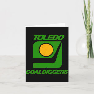 Toledo Goaldiggers 70s80s Hockey Team  Card