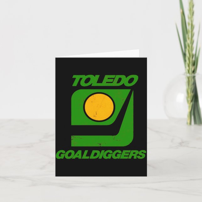 Toledo Goaldiggers 70s80s Hockey Team  Card (Front)