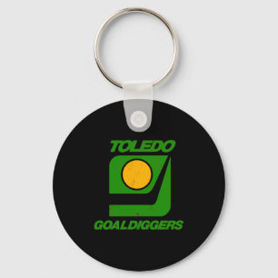 Toledo Goaldiggers 70s80s Hockey Team  Key Ring