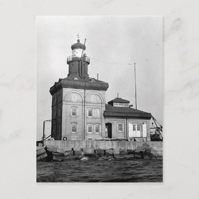 Toledo Harbour Lighthouse Postcard (Front)