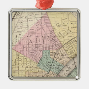 Toledo, Ohio 2 Metal Tree Decoration