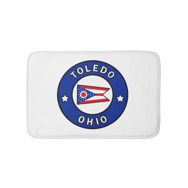 Toledo Ohio Bath Mat (Front)