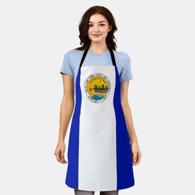 Toledo (Ohio) City flag Apron (Worn)