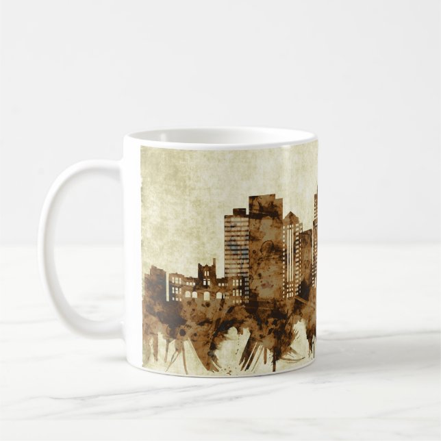 Toledo Ohio Cityscape Coffee Mug (Left)