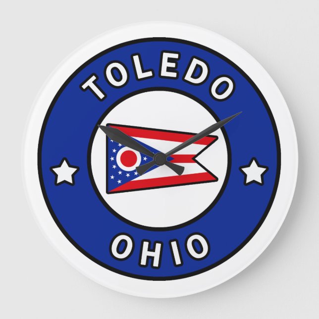 Toledo Ohio Large Clock (Front)