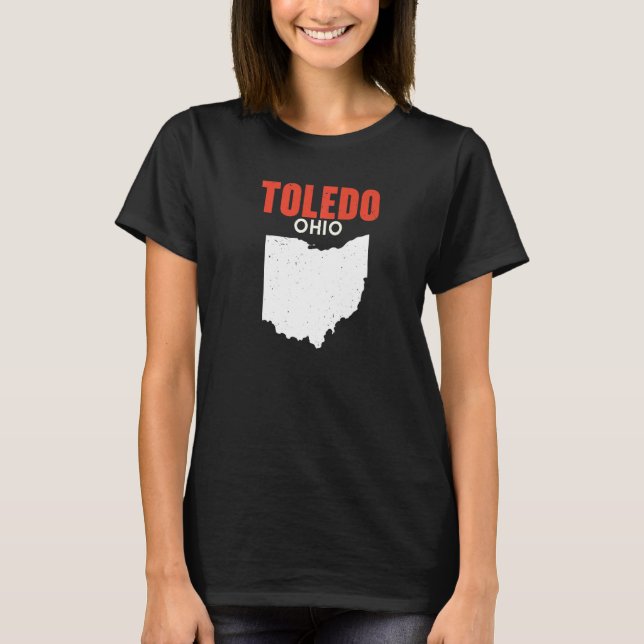 TOLEDO Ohio USA State America Travel Ohioan T-Shirt (Front)