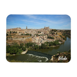 Toledo panorama magnet