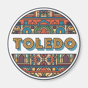 Toledo Spain Alcazar Travel Magnet