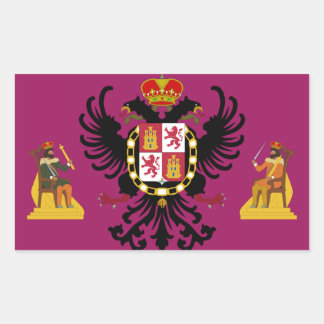 Toledo (Spain) Flag Rectangular Sticker