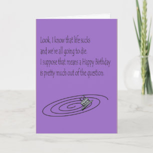 Tolerable Birthday Card