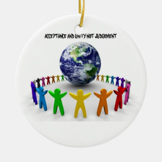 TOLERANCE AND UNITY HOLIDAY ORNAMENT