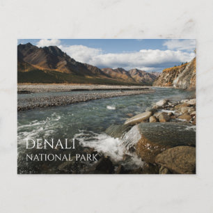 Tolkat River, Denali National Park, Alaska Postcard