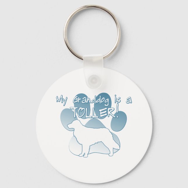 Toller Granddog Key Ring (Front)