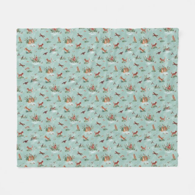 TOLLERS  FLEECE BLANKET (Front (Horizontal))