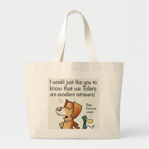 TollerTote from Graham Harrop - b Large Tote Bag