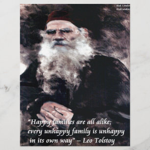 Tolstoy Anna Karenina Happy Families Alike Quote