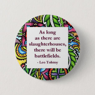 Tolstoy Quote 6 Cm Round Badge