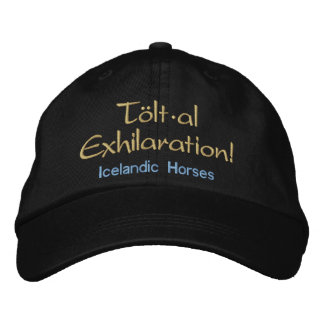 Tolt * al Exhilaration Icelandic Horses Embroidered Hat
