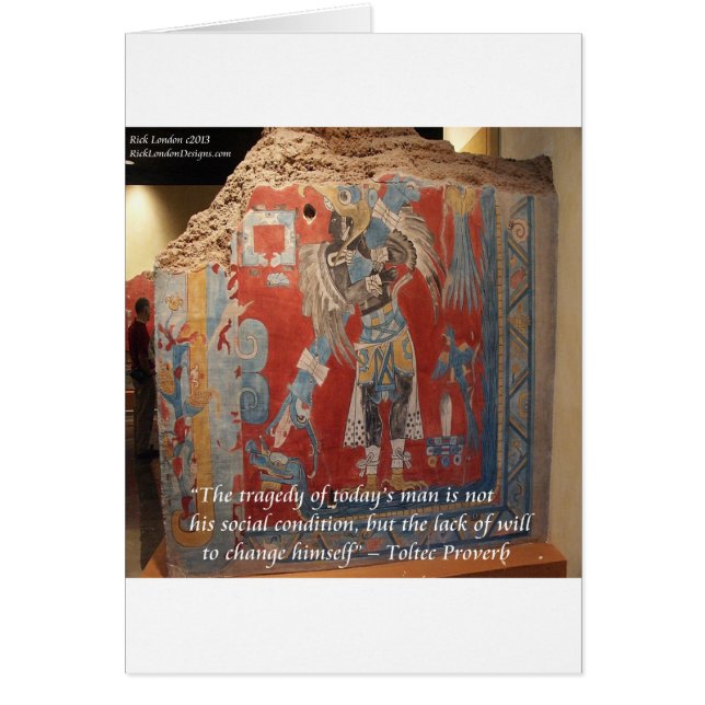 Toltec Empire Graphic & Famous Proverb (Front)
