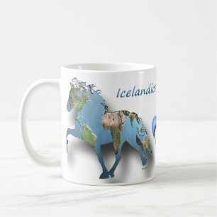 Tolting the World Icelandic Horse Coffee Mug