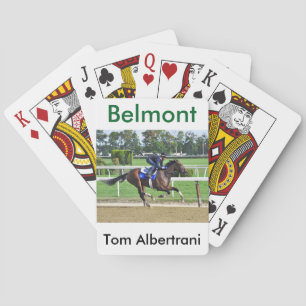 Tom Albertrani Morning Workouts at Belmont Playing Cards