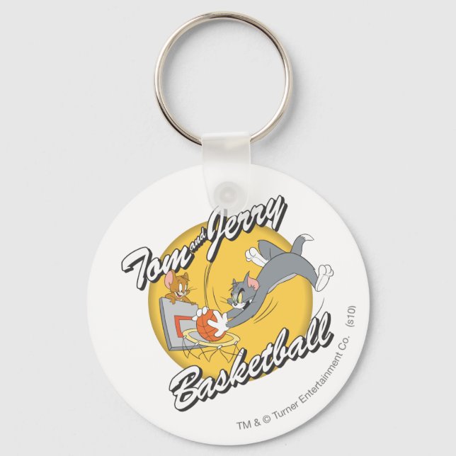 Tom and Jerry Basketball 2 Key Ring (Front)